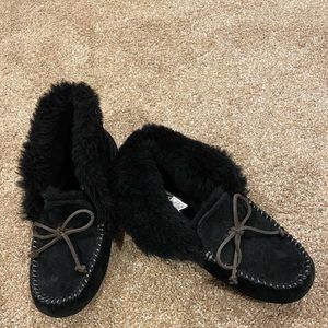 Ugg Alena Suede Shearling Slippers